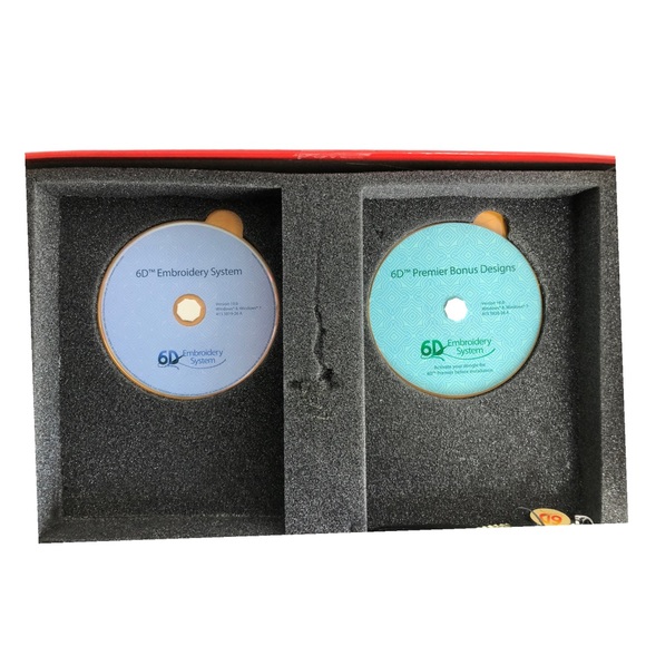 Husqvarna Viking 6D Premier Digitizing Embroidery System 10 Manuals Windows 7/8 - Picture 6 of 14